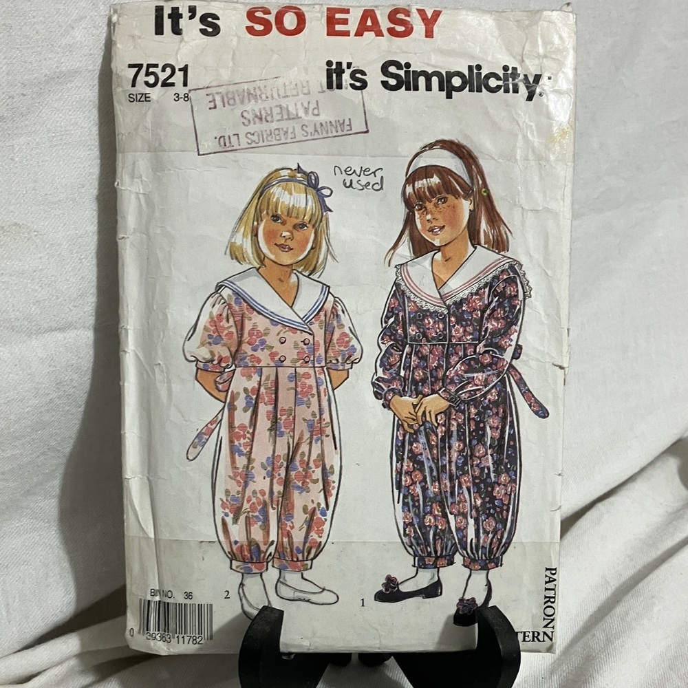 Simplicity Kids Jumper pattern